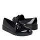 MOCASINES DAMA STYLO 3084 CHAROL NEGRO