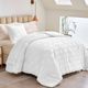 Bluelander Funda Duvet Individual 173x228 cm, Microfibra, Blanco Rombos