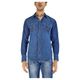 CAMISA VAQUERA WRANGLER HOMBRE MANGA LARGA S34 Azul M