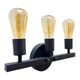 Lampara De Pared Luz Ideal, Arbotante Riel 3 Luces.