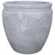 Maceta moderna para exteriores 52.5cm de alto TRIBE de Polietileno