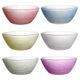 Juego de 6 Bowls de Cristal Multicolor de 250 ML - JB3491