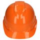 Casco de seguridad ventilado naranja Truper