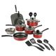 Batería de cocina Primaware Rojo Tramontina 18 piezas