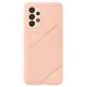 Funda Para Galaxy A33 Samsung Card Slot Cover Porta Tarjeta Rosa