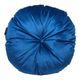 Cojín Decorativo Redondo para Sala o Cama Funda en Terciopelo Azul Madison