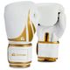 Guantes de Box Bluelander 10 Oz Blanco y Dorado Protector Bucal Incluido