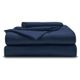 Juego De Sabanas Solid Azul Marino Matrimonial
