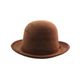Sombrero Bombín Gamuza Retro Vintage Hombre Mujer Hípster Elegante Ocre M