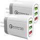 Cargador de Pared 3 Puertos USB ChargerPowerWhite MXPOW-002 Cargador de Pared para Celulares