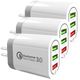 Cargador de Pared 3 Puertos USB ChargerPowerWhite MXPOW-003 Cargador de Pared para Celulares