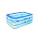 Alberca Inflable rectangular Azul 190 cm