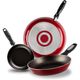 JUEGO DE SARTENES 20/24/30 CM 2.1MM ROJO VASCONIA
