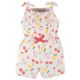 Romper Gerber Niña Blanco Frutas Verano Body Fresco