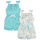 Romper Gerber beb茅 set 2 piezas azul c贸modo algod贸n