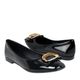 ZAPATOS CASUALES STYLO MUJER 19672 CHAROL NEGRO