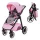 Carriola Para Bebé Aeiou Swiss Titanium Australia Acolchada Rosa