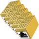 Adaptador RJ45 LinkFusionYellow MXLKY-005 Union de Cables de Internet