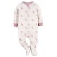 Mameluco Gerber blanco venadito bebé body algodón dormir