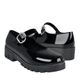 ZAPATOS CASUALES DAMA SIENA 333 CHAROL NEGRO