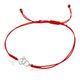 Vangania pulsera roja mujer con dije Om baño de oro 18k joyería artesanal regalo