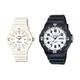 DUO RELOJ CASIO LRW-200H-7E2VCF Y MRW-200H-7BVCF