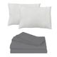 Sabanas King Size Spring Air Basic Grey + 2 Almohadas Frosty RGH