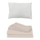 Sabanas Individual Spring Air Basic Crema + Almohada Frosty RGH
