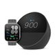 Combo Amazon Echo Spot Negro + Amazfit Bip 6 Gris