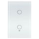 Apagador Touch inteligente doble apagador WI-FI IOT-WSWITCH2