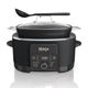 Ninja Foodi PossibleCooker PRO 8.5Qt - Olla de cocción lenta Cocina múltiple 6 en 1 con Cuchara integrada, Anti-adherente. Color Negro