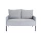 MOBI Sofá Elegante para Sala Renata Light Grey | Sillón Tapizado en Tela de Alta Calidad
