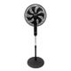Ventilador de pedestal 16 pulgadas Dace con control remoto 7 aspas VPMX1601NR