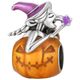 Charm bruja calabaza Halloween MXCUQ-001 PumpkinWitch01 Dije de colección con calabaza