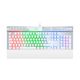 Teclado Gamer Rredragon Yama Blanco Fs Esp Purple Switch RGB