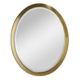 Espejo decorativo Fine Art Tj Ovalado 58x76 cm Oro Cepillado
