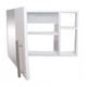 Botiquin mueble organizador con espejo flotante pared Blanco
