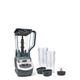 Licuadora Ninja BL660 DUO (extractor de nutrientes) con 3 Programas, 2 vasos y individuales y 1 vaso de 1.9L Gris