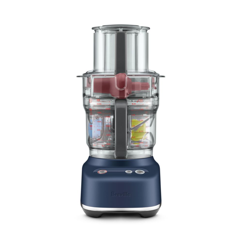 Procesador de alimentos y picadora Breville BFP638 Paradice de 9 tazas, pequeño, azul damasco