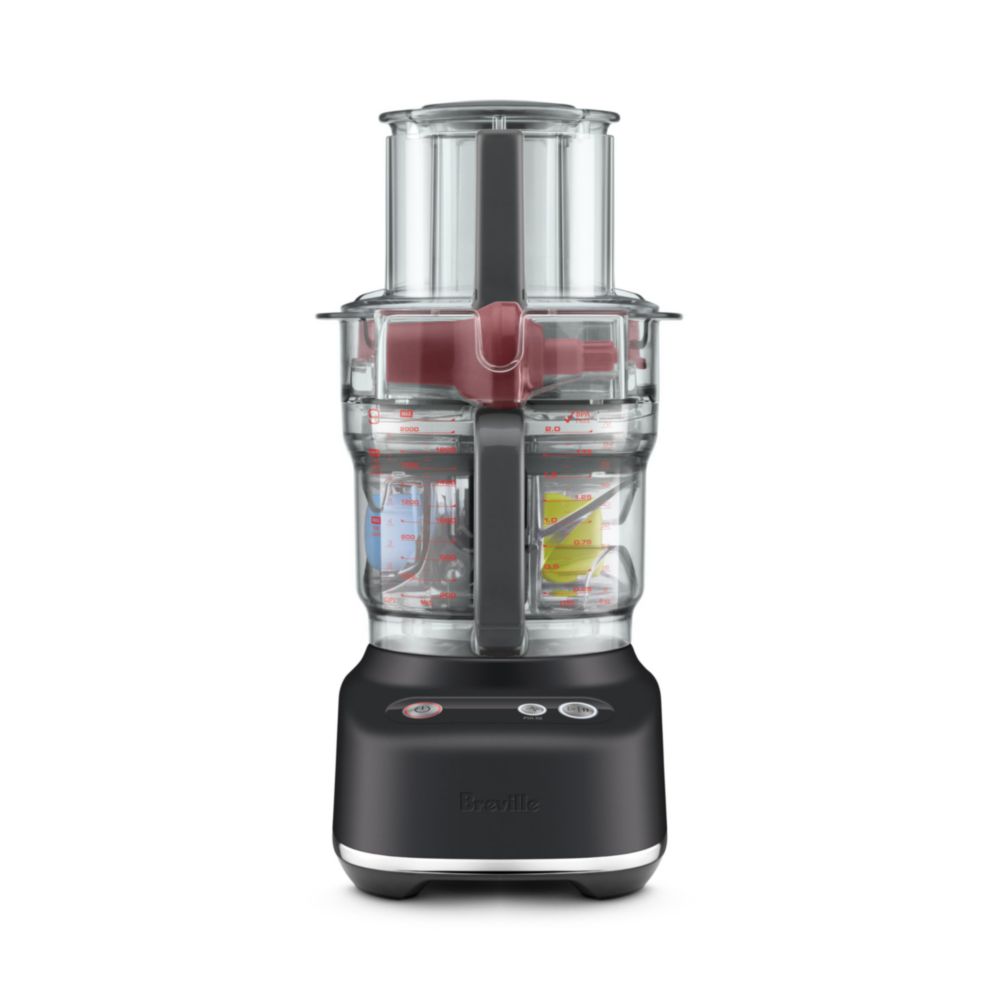 Procesador de alimentos y picadora Breville BFP638 Paradice de 9 tazas, pequeño, color trufa negra