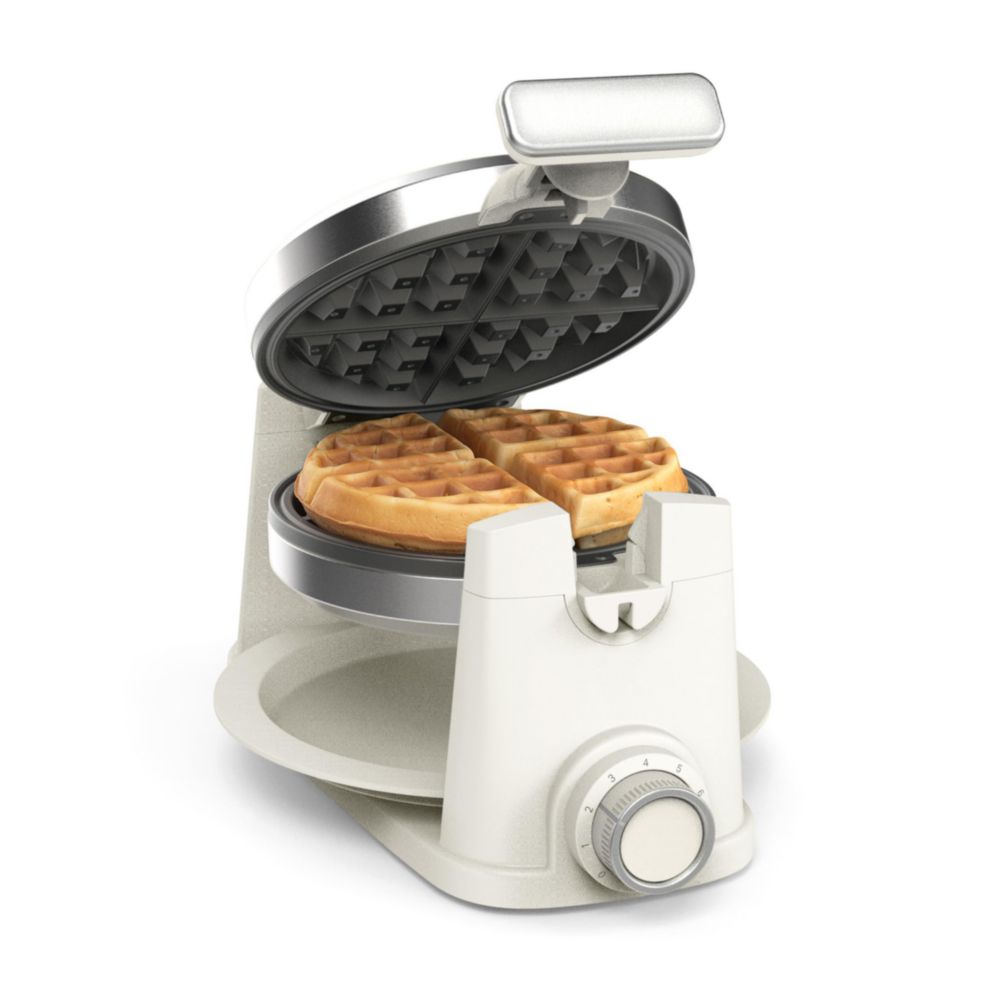 Maquina para Waffles Martha Stewart Giratoria Antiadherente con Temporizador de 7"