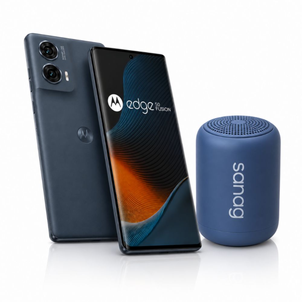 Moto EDGE 50 Fusion con Bocina SANAG X6S