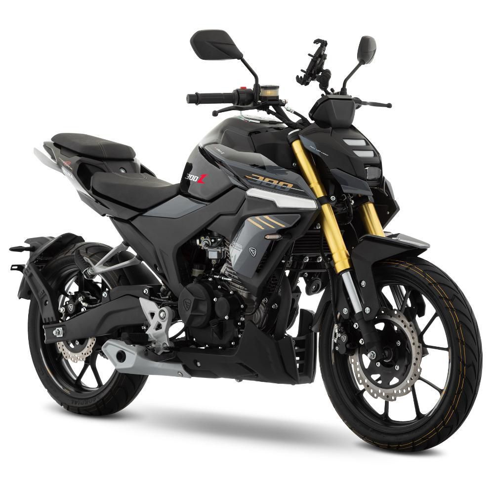Imagen de Motocicleta Italika 300Z 4V Negra con GPS