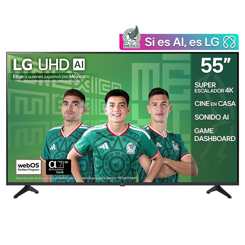 Imagen de Pantalla 55 pulgadas LG UHD AI UA75 4K SMART TV 2025 55UA7300PSB
