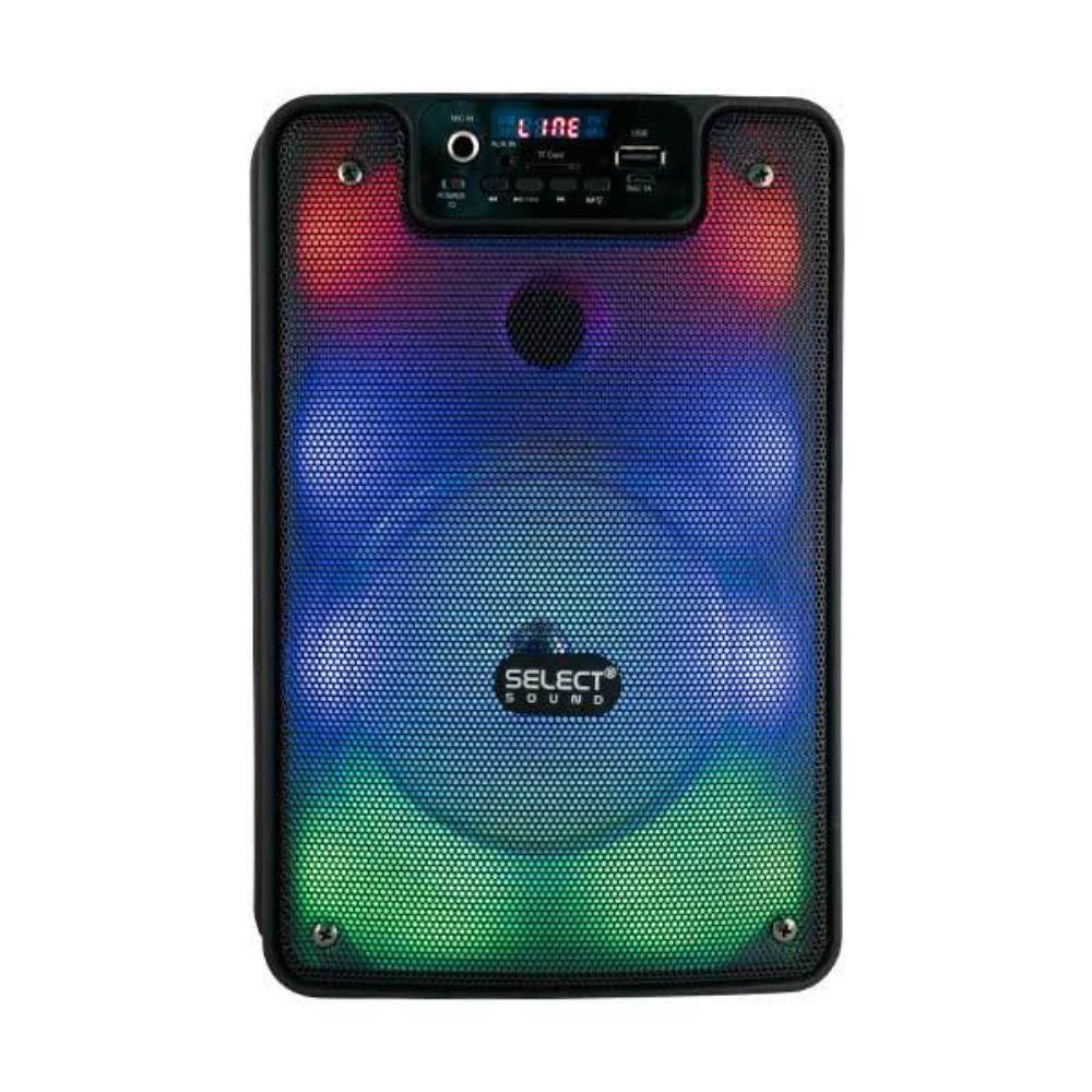 Bocina Bluetooth Space con Subwoofer y luz led multicolor