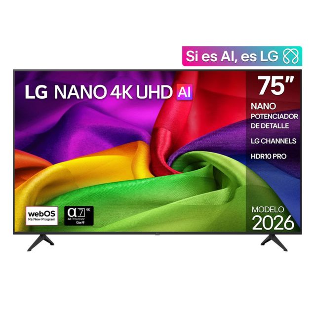 Pantalla 75 Pulgadas LG NANO 4K UHD 75NU800BPSB