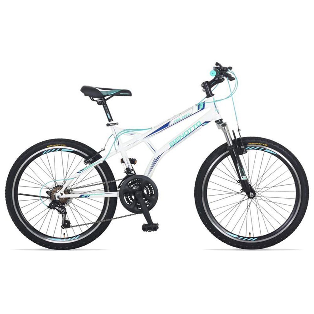 Bicicleta Benotto R24 Fireback Fs - Blanco Elektra.com.mx - Elektra