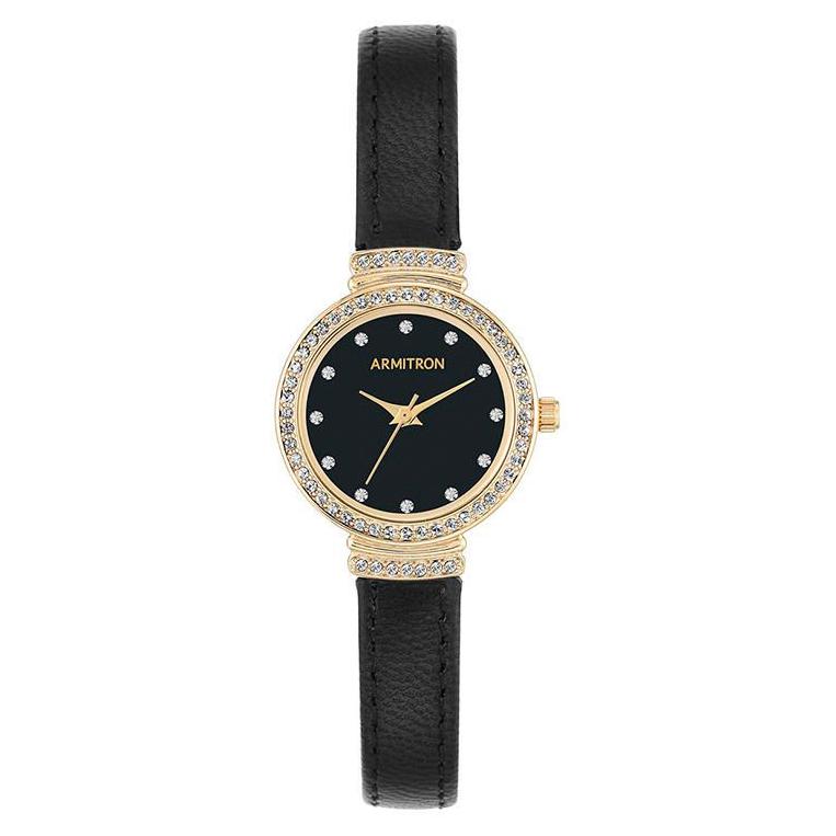 Reloj para Dama Armitron Dress 755491BKGPBK Negro con Dorado