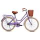 Bicicleta Maja Vintage Equipada Retro Urbana Rodada 26 Morado